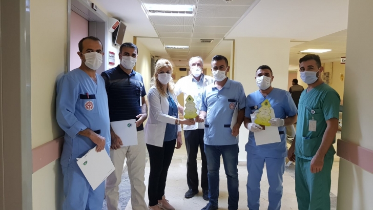 FEDAKÂR SAĞLIK ÇALIŞANLARININ İSİMLERİ GAGİAD ORMANINDA GAZİANTEP’E NEFES OLACAK