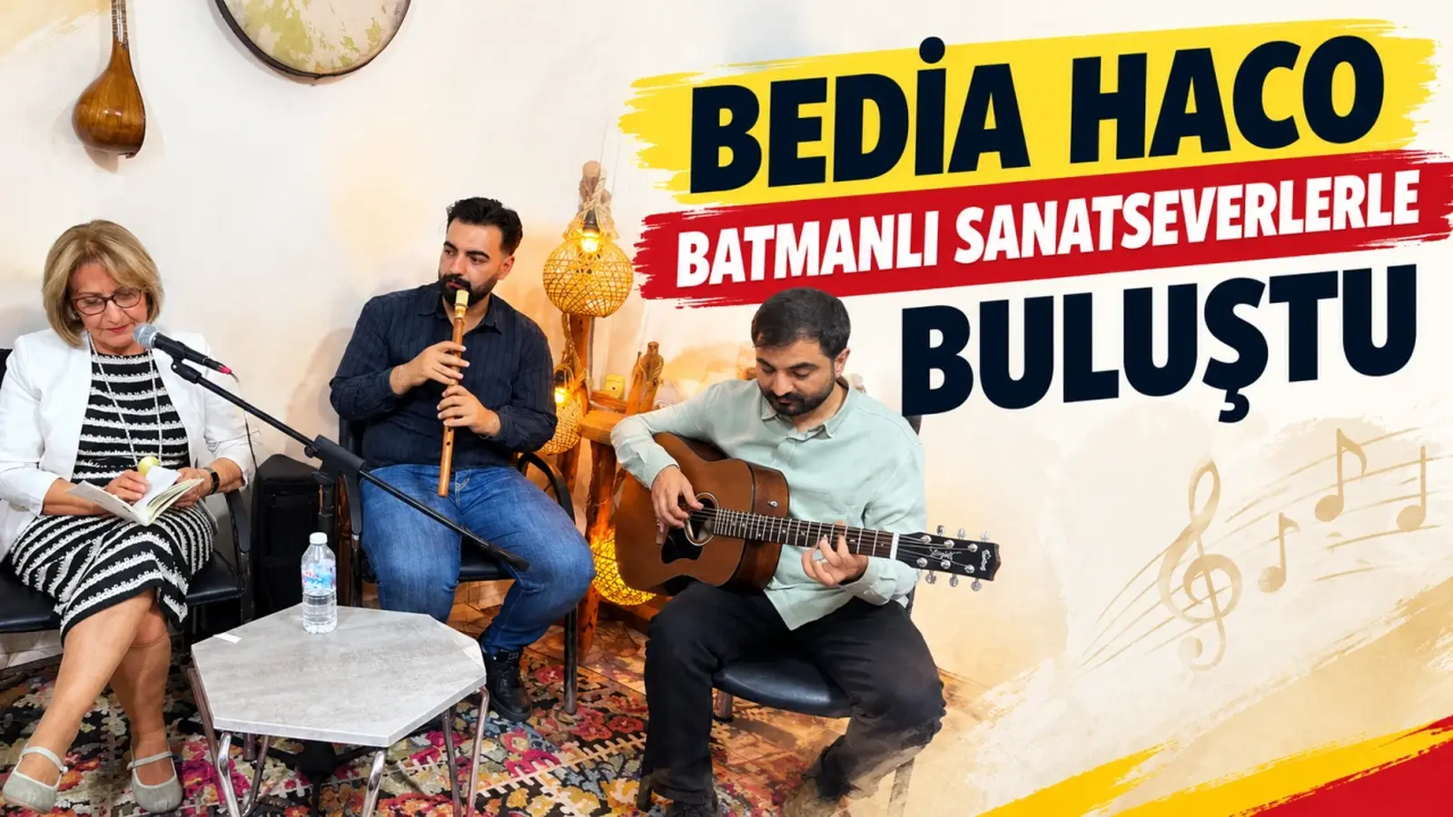Bedia Haco Batmanlı sanatseverlerle buluştu