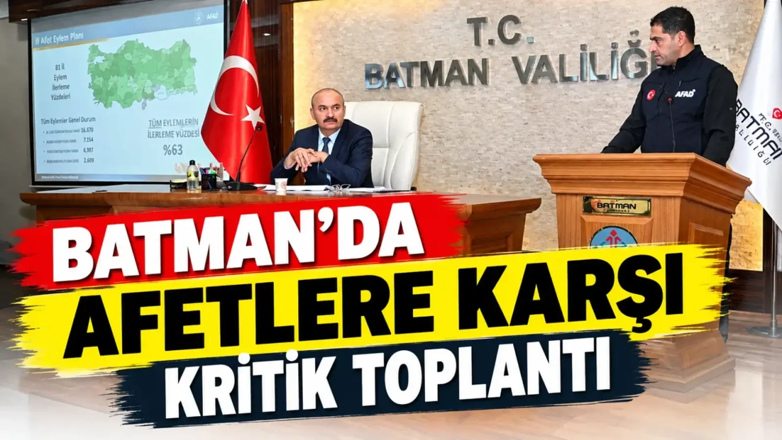 Batman’da afetlere karşı kritik toplantı