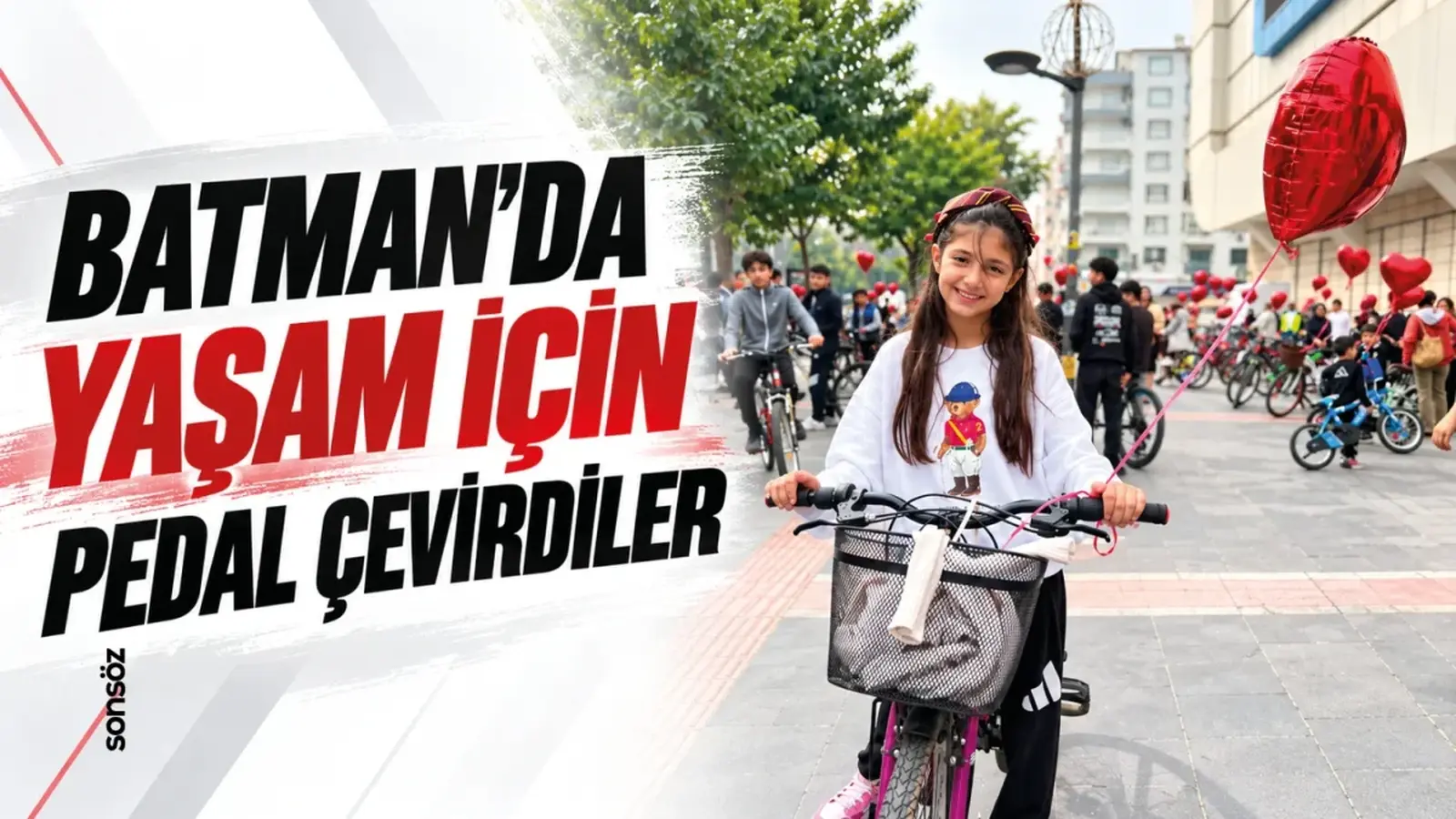 Batman’da yaşam için pedal çevirdiler