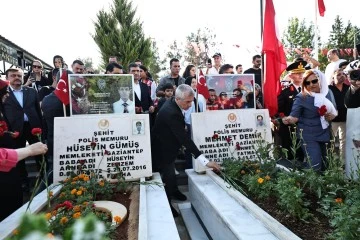 BAŞKAN TAHMAZOĞLU 15 TEMMUZ ŞEHİTLERİNİ VE ŞEHİT AİLELERİNİ UNUTMADI