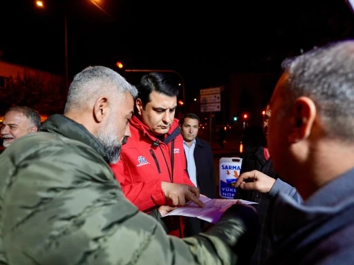 YILMAZ, VATANDAŞLARIN İÇİNİ ISITTI