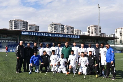 ŞAHİNBEY AMPUTE FUTBOL TAKIMI’NDAN NET SKOR 1-0