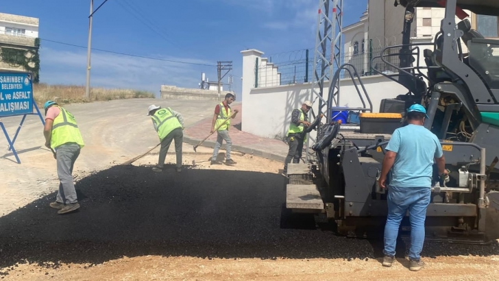 ŞAHİNBEY BELEDİYESİ ASFALTLAMA ÇALIŞMALARINA BAŞLADI