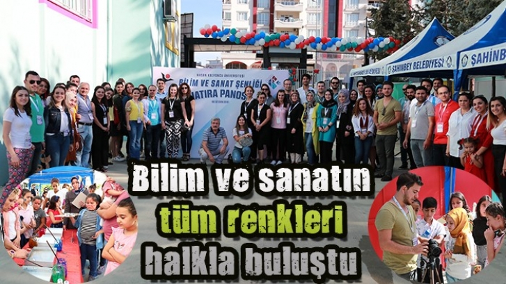 Bilim ve sanatın tüm renkleri halkla buluştu 