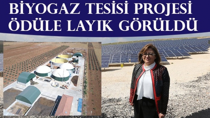 BİYOGAZ TESİSİ PROJESİ ÖDÜLE LAYIK GÖRÜLDÜ