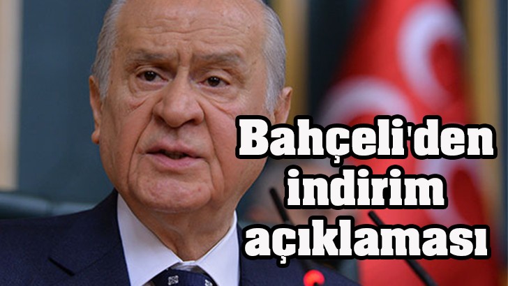 Bahçeli'den şartlı ceza indirimi açıklaması