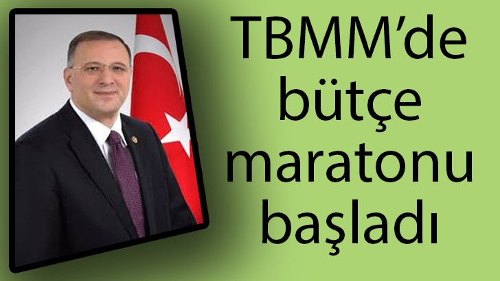 TBMM’de bütçe maratonu başladı 