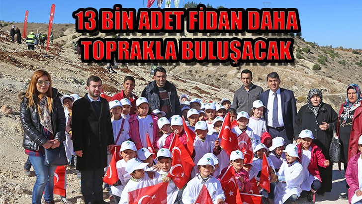 ŞEHİTKAMİL’DE 17. ETAP Bİ DÜNYA YEŞİL ORMANI KURULUYOR