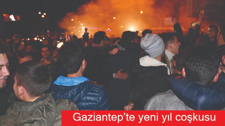 Gaziantep’te yeni yıl coşkusu