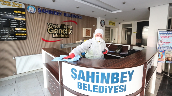 ŞAHİNBEY BELEDİYESİ DEZENFEKTE ÇALIŞMALARINI SÜRDÜRÜYOR