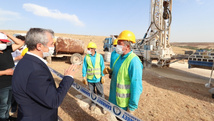 ŞAHİNBEY BELEDİYESİ MERALARA SU KUYUSU AÇIYOR